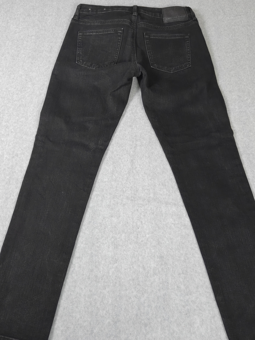 American Eagle Men's Black Slim Straight Jeans - Picture 5 of 6